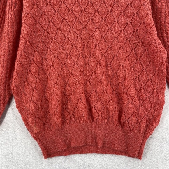 Anthropologie Red Diamond Knit Sweater - Picture 9 of 15
